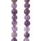 6 Pack: Purple Large Hole Amethyst Round Beads, 8mm by Bead Landing™